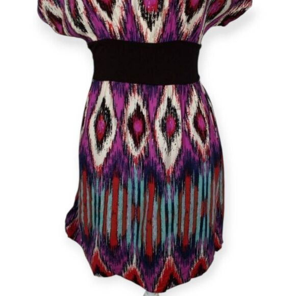 TWENTY ONE MULTICOLOR MINI DRESS SZ.M EUC. - Picture 3 of 6